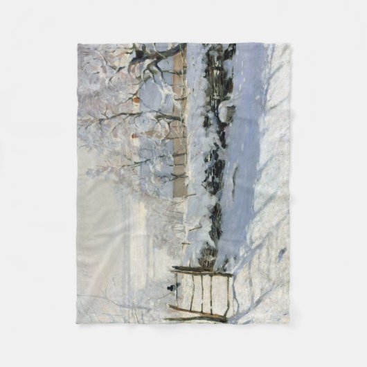 Die Magpie, Monet Fleecedecke (Vorderseite)