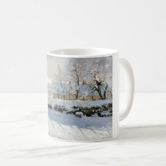 Die Magpie, Monet Kaffeetasse (VorderseiteRechts)
