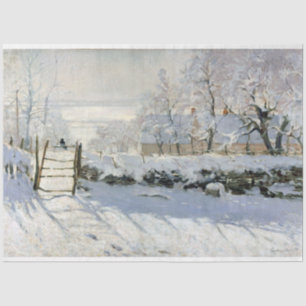 Die Magpie, Monet Seidenpapier