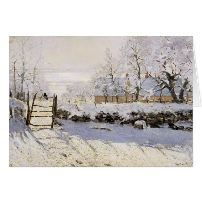 Die Magpie von Monet (Vorderseite (Horizontal))