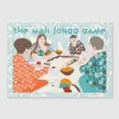 Die Mah Jongg Game Magnet Card (Vorderseite)