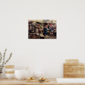 Die Mahlzeit, 1875 Poster (Küche)