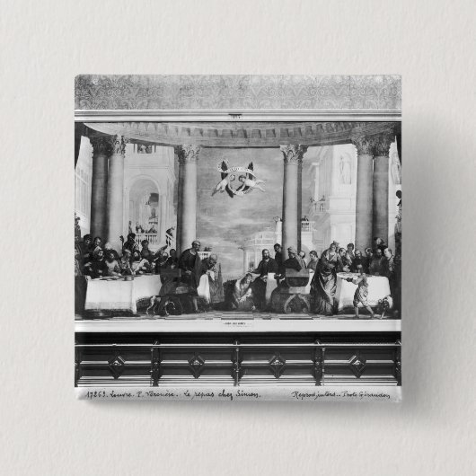 Die Mahlzeit am Haus von Simon der Pharisee 2 Button (Vorderseite)
