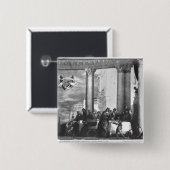 Die Mahlzeit am Haus von Simon der Pharisee Button (Vorne & Hinten)