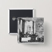 Die Mahlzeit am Haus von Simon der Pharisee Button (Vorne & Hinten)