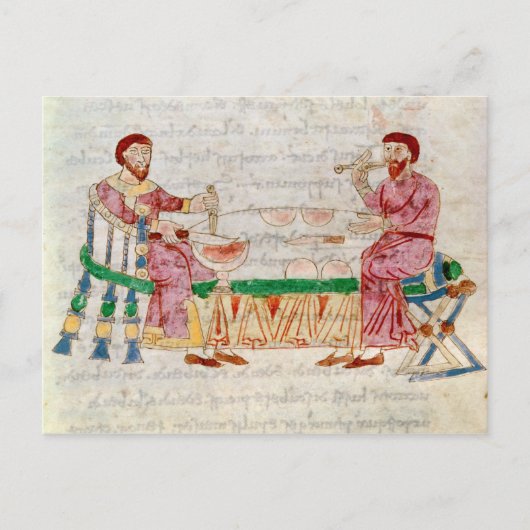Die Mahlzeit aus "De Universo" Postkarte (Vorderseite)