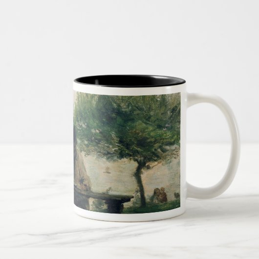 Die Mahlzeit bei Honfleur, 1875 Zweifarbige Tasse (Rechts)