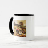 Die Mahlzeit der Erntemaschine Tasse (Vorderseite Links)