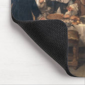 Die Mahlzeit der Künstler Mousepad (Ecke)