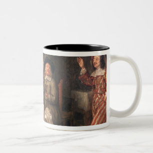 Die Mahlzeit der Künstler Zweifarbige Tasse