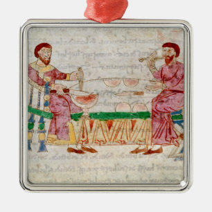 Die Mahlzeit, von 'De Universo' Silbernes Ornament