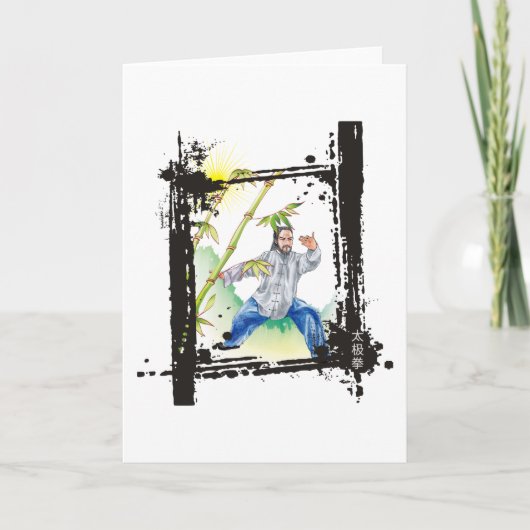 Die Mähne des Trennpferds - Tai-Chi Karte (Vorderseite)