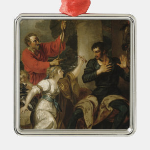 Die Maid und das Orlando Ornament Aus Metall