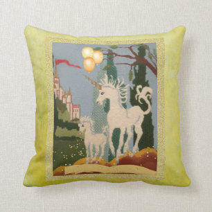 DIE MAIK DER UNICORNS UND NEEDLEPOINT KISSEN