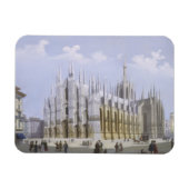 Die Mailänder Kathedrale von den Aussichten auf Ma Magnet (Horizontal)