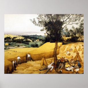 Die Mais-Ernte - 1565 Poster