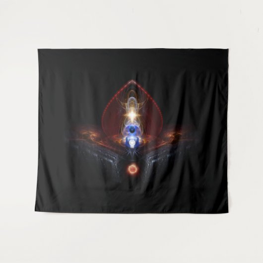 Die Majestät der Ooleion Fraktal Art Komposition Wandteppich (Vorderseite (Horizontal))