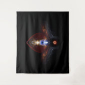 Die Majestät der Ooleion Fraktal Art Komposition Wandteppich (Vorderseite)