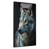 "Die Majestät der Wildnis: Die Alpha im Wald" Klemmbrett (Rechts)