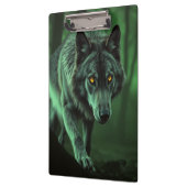 "Die Majestät der Wildnis: Die Alpha im Wald" Klemmbrett (Links)