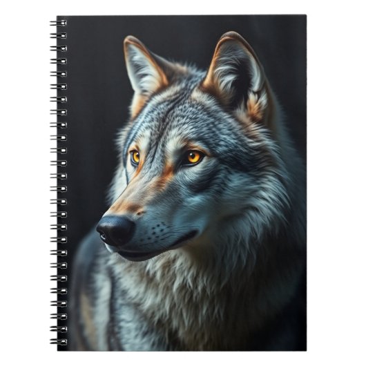 "Die Majestät der Wildnis: Die Alpha im Wald" Notizblock (Vorderseite)