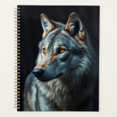 "Die Majestät der Wildnis: Die Alpha im Wald" Planer (Vorderseite)