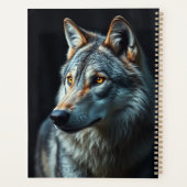 "Die Majestät der Wildnis: Die Alpha im Wald" Planer (Rückseite)