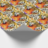 Die Majestät erobern: Ein Tigerblick Geschenkpapier (Ecke)