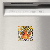 Die Majestät erobern: Ein Tigerblick Magnet (In Situ (Geschirrspüler))