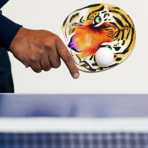 Die Majestät erobern: Ein Tigerblick Tischtennis Schläger