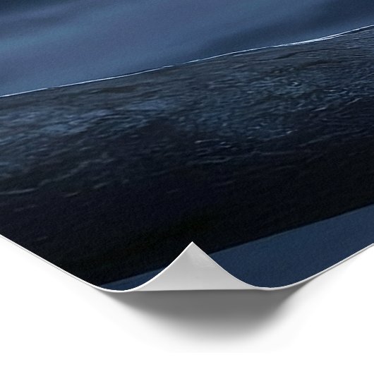 Die majestätische Eule Poster (Ecke)