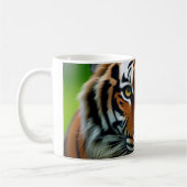 Die majestätische Lebensspanne eines Tigers Kaffeetasse (Links)