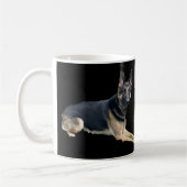 DIE MAJESTISCHE DEUTSCHE SHEPHERDCOFFEE-TASSE KAFFEETASSE (Links)