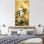 Die makellose Empfängnis von Giovanni B. Tiepolo Leinwanddruck (Insitu (Schlafzimmer))
