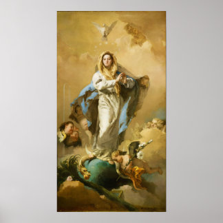 Die makellose Empfängnis von Giovanni B. Tiepolo Poster
