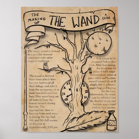 Die Making of the Wand: Ein Guide Poster (Vorne)