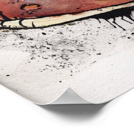 Die Mako Vaping-Raupe Poster (Ecke)