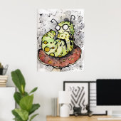 Die Mako Vaping-Raupe Poster (Heimbüro)