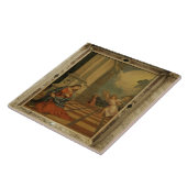 Die Malchiostro Ankündigung, c.1520 (Öl auf Platte Fliese (Seite)