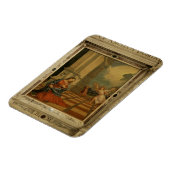 Die Malchiostro-Erklärung, c.1520 (Öl auf Tafel) Magnet (Linke Seite)