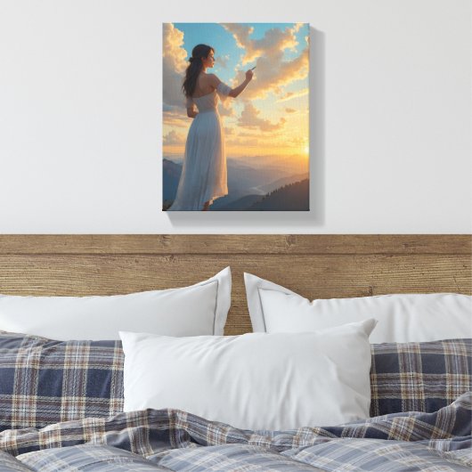 Die Maler des Himmel Leinwanddruck (Insitu (Schlafzimmer))