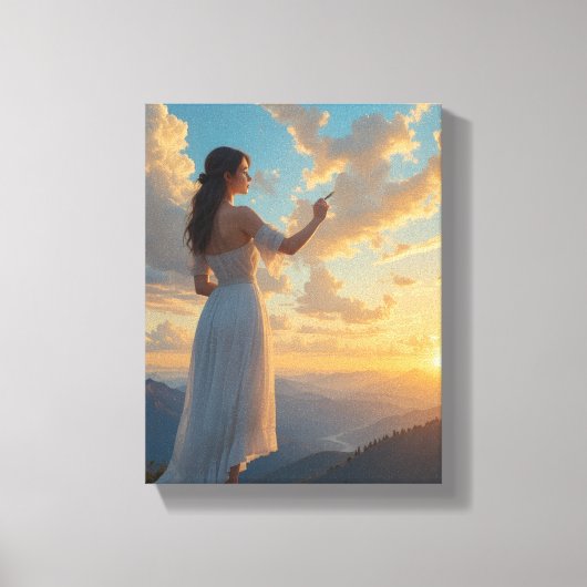 Die Maler des Himmel Leinwanddruck (Vorderseite)