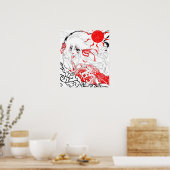 Die Malerei der Welt Poster (Küche)