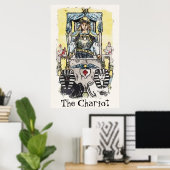 Die Malerei der wichtigsten arkanischen Tarot-Kart Poster (Heimbüro)
