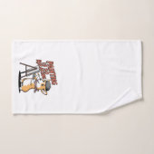 Die Malerei ist so entspannend, Corgi Kunsthandtuc Handtuch (Handtuch)