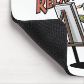 Die Malerei ist so entspannend, korgisch-künstleri Mousepad (Ecke)