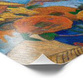 Die Malerin der Sonnenblumen | Paul Gauguin | Fotodruck (Ecke)