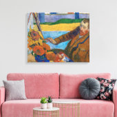 Die Malerin der Sonnenblumen | Paul Gauguin | Leinwanddruck (Insitu (Wohnzimmer))