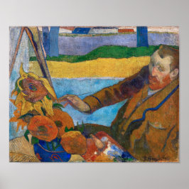 Die Malerin der Sonnenblumen | Paul Gauguin | Poster