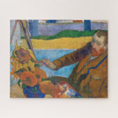 Die Malerin der Sonnenblumen | Paul Gauguin | Puzzle (Horizontal)